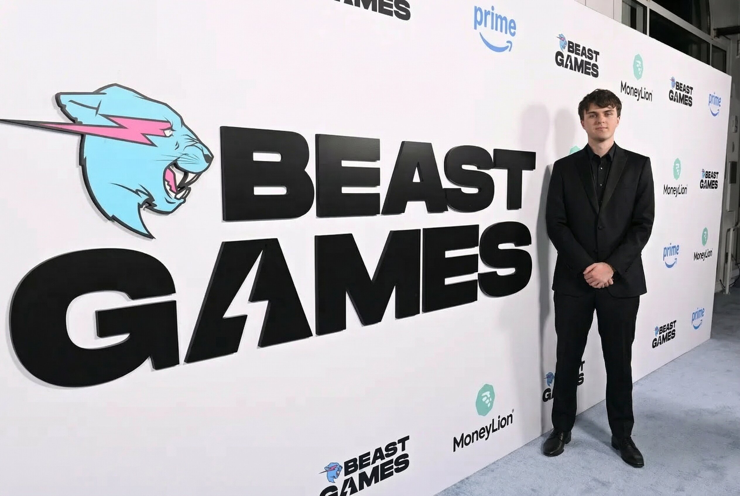 Norman Hayman at Beast Games world premiere, Amazon Studios partner